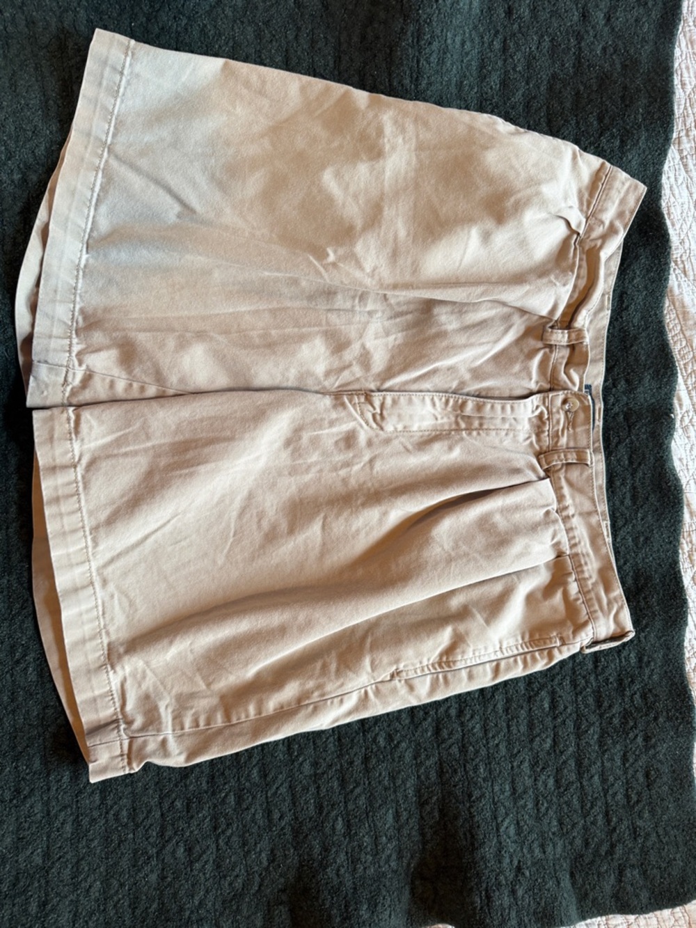 Polo Ralph Lauren Khaki Pleated Chino Shorts - Size 38